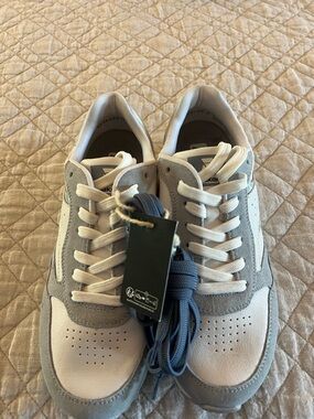 Women’s  Casual Suede & Leather Sneakers in Light blue and White
Rieker brand
